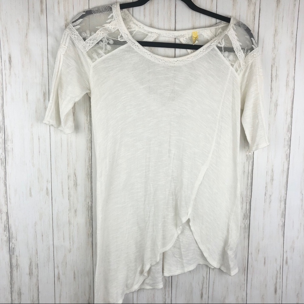 Free people vintage thermal lace top